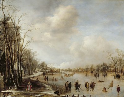 Paesaggio invernale, 1645 da Aert van der Neer